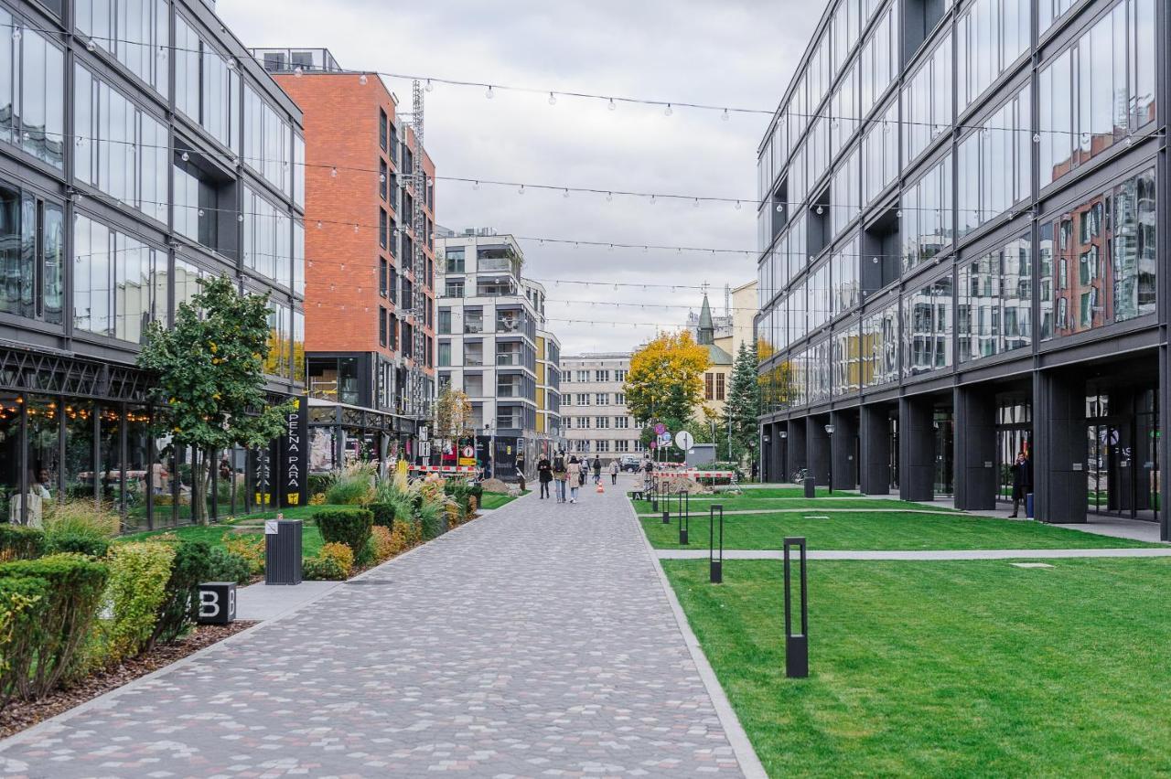 Lumina Apart With A Large Balcony Near Presidential Palace And River Warschau Exterior foto